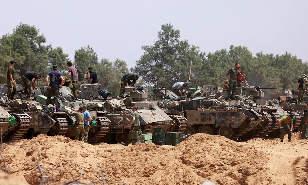 Israeli strike near Rafah aid site kills 30 Palestinians