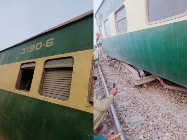 Pakistan Express derails near Mubarakpur