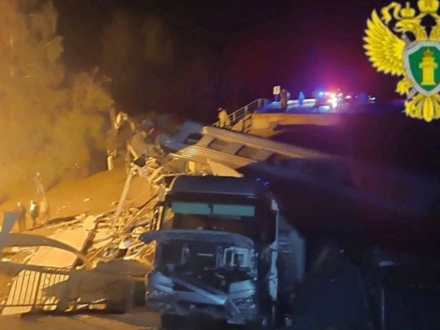 7 dead, 69 injured as bridge collapse derails train in Russia’s Bryansk region